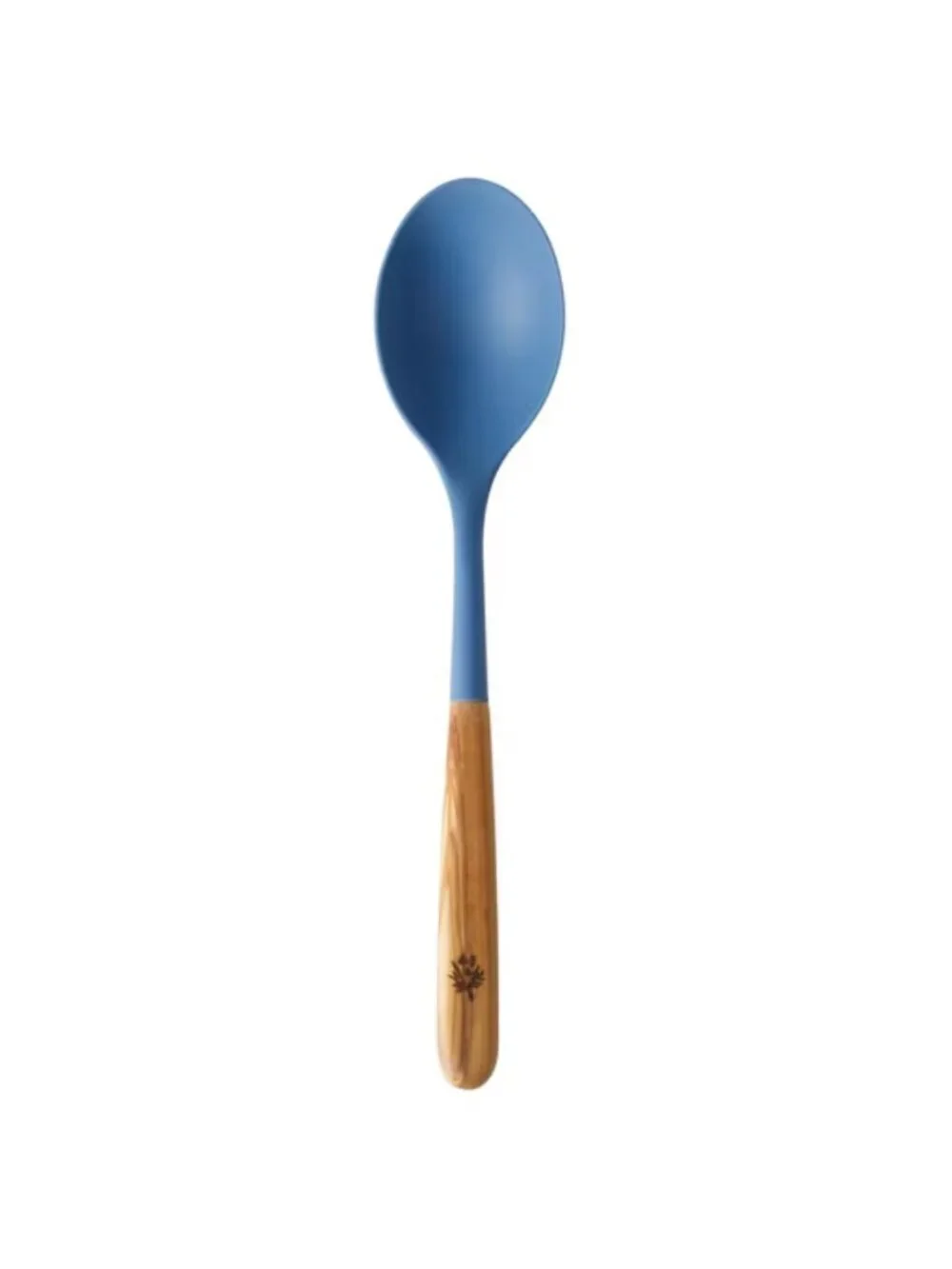 The Pioneer Woman Blue Kitchen Utensil Silicone Basting Spoon Olivewood Handle